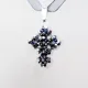 Small Cross - Phoebe-Gray Organza - 2
